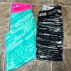 Kids Large Nike and Under Armour